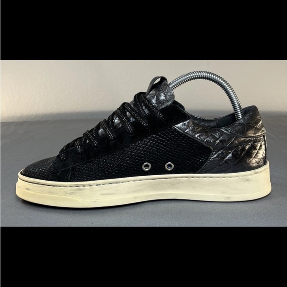 P448 Jack Sneaker - Cheope Low Top Leather Shoes Womens Size 39 EU/ 8.5 US Black